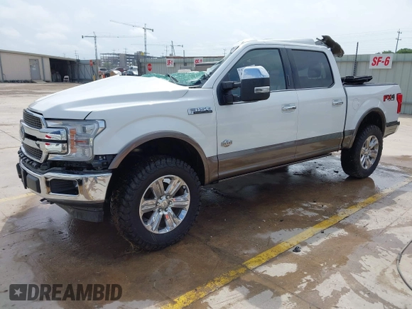 2020 Ford F-150 XL with VIN 1FTEW1E59LFB55310, listed as a IAAI auction lot 42410480 with 103,292 mi miles and . Bid and sale history available at DreamBid. Image 2.