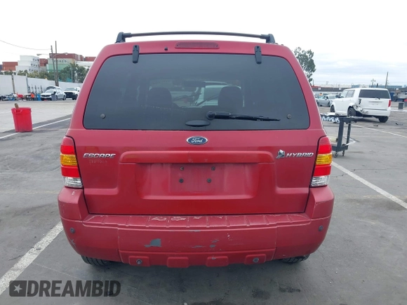 2006 Ford Escape Hybrid with VIN 1FMCU96H96KA52738, listed as a IAAI auction lot 41773608 with 214,834 mi miles and . Bid and sale history available at DreamBid. Image 16.