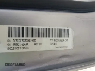 2012 Dodge Charger SE with VIN 2C3CDXBG5CH119493, listed as a IAAI auction lot 42126739 with 138,464 mi miles and . Bid and sale history available at carsss.com. Image 9.
