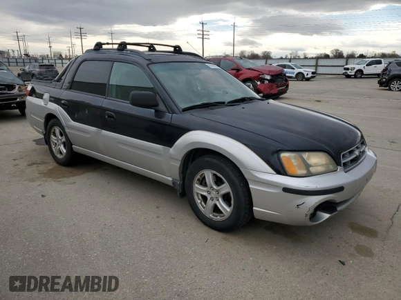 2003 Subaru Baja с VIN 4S4BT61C436103057, выставлен на аукционе Copart как лот 48789505 с пробегом 283 957 миль миль и Списание • Salvage title. История ставок и продаж доступна на DreamBid. Изображение 4.
