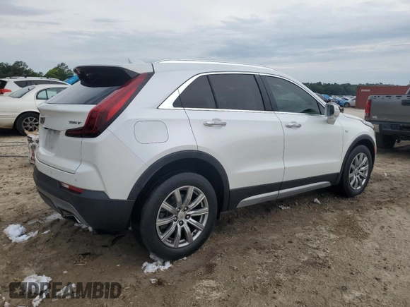 2020 Cadillac XT4 FWD Premium Luxury with VIN 1GYFZCR41LF060002, listed as a Copart auction lot 55750225 with 38,215 mi miles and Salvage title. Bid and sale history available at DreamBid. Image 3.