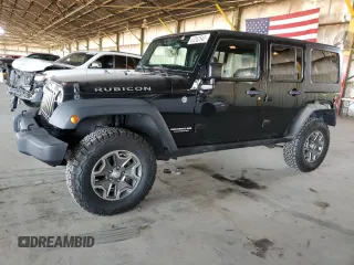 2015 Jeep Wrangler Unlimited Rubicon Hard Rock z VIN 1C4HJWFG1FL532288, wystawiony jako Copart lot #62262545 z przebiegiem 91 807 mil mil oraz Szkoda całkowita • Salvage title. Historia ofert i sprzedaży dostępna na DreamBid. Obrazek 1.