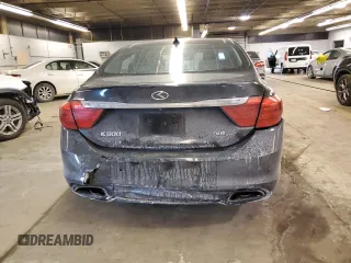 2015 Kia K900 Luxury with VIN KNALW4D40F6022423, listed as a Copart auction lot 42554635 with 82,731 mi miles and Salvage Title. Bid and sale history available at carsss.com. Image 6.