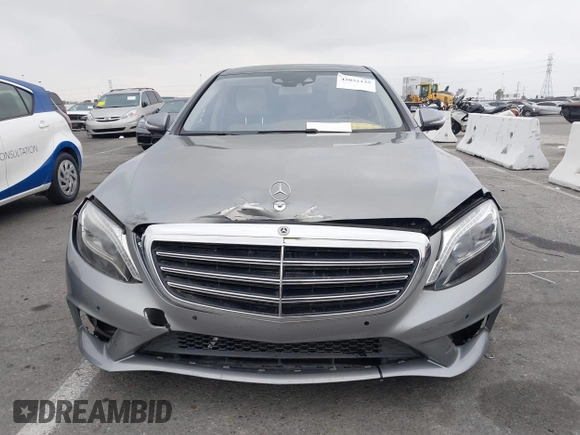 2015 Mercedes-Benz S-Class S 550 with VIN WDDUG8CB6FA185219, listed as a IAAI auction lot 42032135 with 104,346 mi miles. Bid and sale history available at carsss.com. Image 12.