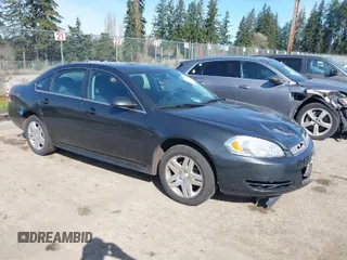 2012 Chevrolet Impala LT Fleet with VIN 2G1WG5E35C1315240, listed as a IAAI auction lot 41965284 with 76,027 mi miles and . Bid and sale history available at DreamBid. Image 1.