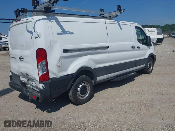 2021 Ford Transit Cargo with VIN 1FTYE1Y80MKA75151, listed as a IAAI auction lot 42577609 with 91,623 mi miles and . Bid and sale history available at DreamBid. Image 4.