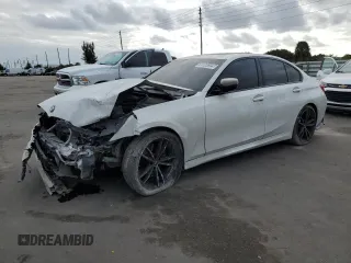 2020 BMW 3 Series M340i with VIN 3MW5U7J05L8B26525, listed as a Copart auction lot 84528894 with 26,380 mi miles and Salvage Title. Bid and sale history available at carsss.com. Image 1.