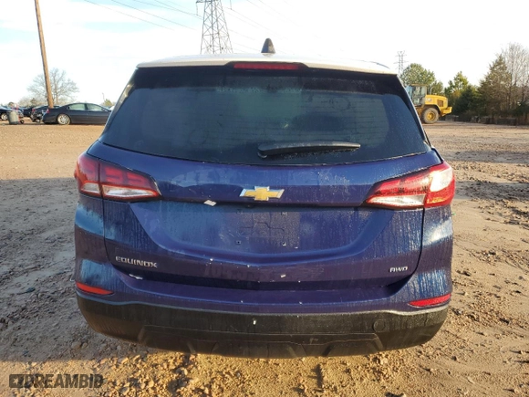 2022 Chevrolet Equinox LS with VIN 3GNAXSEV2NS174482, listed as a Copart auction lot 86124934 with 73,928 mi miles and Salvage Title. Bid and sale history available at carsss.com. Image 6.