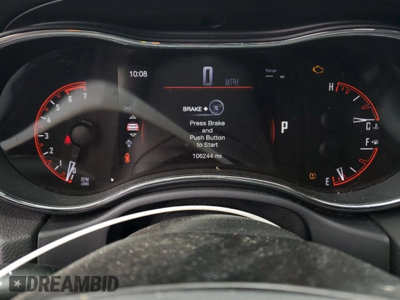 2017 Dodge Durango R/T with VIN 1C4SDJCT6HC644136, listed as a Copart auction lot 45325085 with 106,244 mi miles and Salvage title. Bid and sale history available at DreamBid. Image 9.