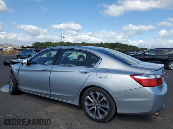2015 Honda Accord Sport with VIN 1HGCR2F59FA087113, listed as a Copart auction lot 48676595 with 74,392 mi miles and Salvage Title. Bid and sale history available at DreamBid. Image 2.