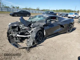 2020 Chevrolet Corvette 2LT with VIN 1G1Y72D42L5118848, listed as a Copart auction lot 81445864 with 0 mi miles and Salvage Title. Bid and sale history available at carsss.com. Image 1.