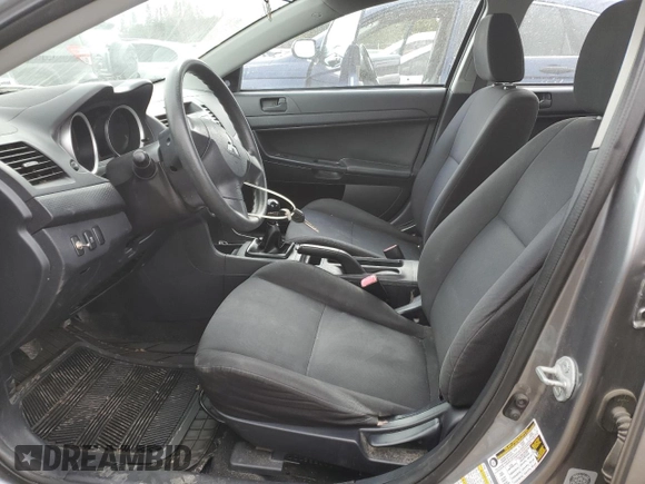 2012 Mitsubishi Lancer DE with VIN JA32U1FUXCU605989, listed as a Copart auction lot 49578675 with 290,268 mi miles and Clean Title. Bid and sale history available at DreamBid. Image 7.