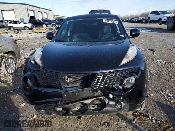 2014 Nissan Juke SL with VIN JN8AF5MV5ET362096, listed as a Copart auction lot 51055665 with 95,998 mi miles and Salvage Title. Bid and sale history available at carsss.com. Image 5.