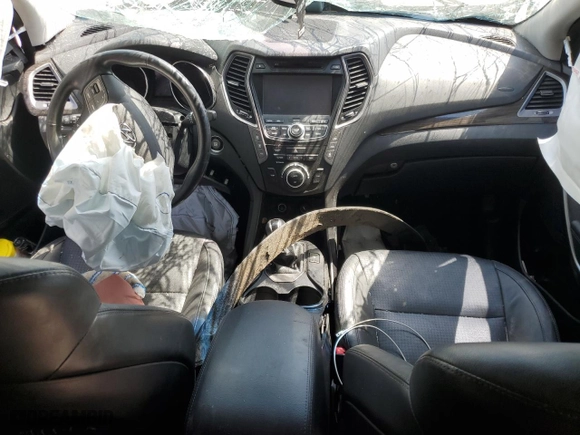 2014 Hyundai Santa Fe Limited with VIN KM8SR4HF5EU081846, listed as a Copart auction lot 52948635 with 118,444 mi miles and Salvage Title. Bid and sale history available at carsss.com. Image 8.