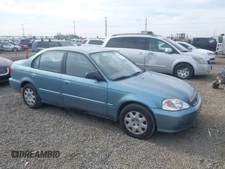 2000 Honda Civic VP z VIN 2HGEJ6618YH521482, wystawiony jako IAAI lot #41940776 z przebiegiem 77 745 mil mil oraz . Historia ofert i sprzedaży dostępna na DreamBid. Obrazek 1.