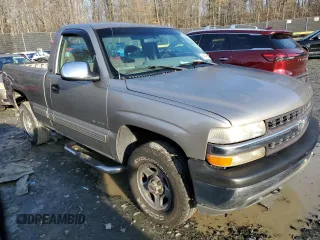 1999 Chevrolet Silverado 1500 LS with VIN 1GCEK14T7XZ160859, listed as a Copart auction lot 84849844 with 210,899 mi miles and Salvage Title. Bid and sale history available at carsss.com. Image 4.