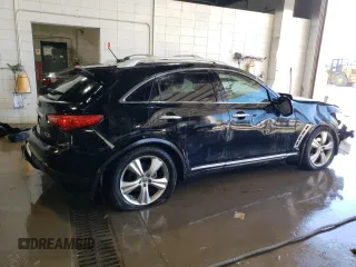 2010 Infiniti FX35 with VIN JN8AS1MWXAM854771, listed as a Copart auction lot 70682914 with 163,118 mi miles and Salvage Title. Bid and sale history available at carsss.com. Image 3.