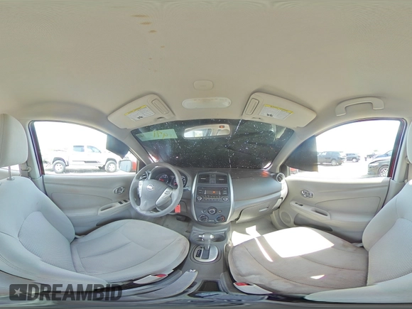 2015 Nissan Versa SV with VIN 3N1CN7APXFL867889, listed as a Copart auction lot 49712155 with 105,496 mi miles and Salvage Title. Bid and sale history available at carsss.com. Image 14.