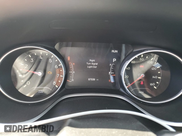 2018 Jeep Compass Limited z VIN 3C4NJDCB9JT143430, wystawiony jako Copart lot #60709655 z przebiegiem 87 539 mil mil oraz Szkoda całkowita • Salvage title. Historia ofert i sprzedaży dostępna na DreamBid. Obrazek 9.