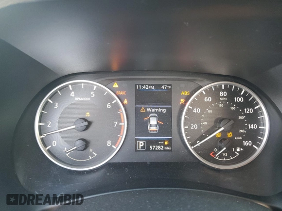 2021 Nissan Sentra S with VIN 3N1AB8BV9MY245674, listed as a Copart auction lot 89338605 with 57,282 mi miles and Salvage Title. Bid and sale history available at DreamBid. Image 9.