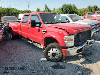 2008 Ford F-450 XL with VIN 1FTXW43R38EA49979, listed as a Copart auction lot 68886724 with 208,930 mi miles and Salvage Title. Bid and sale history available at carsss.com. Image 4.