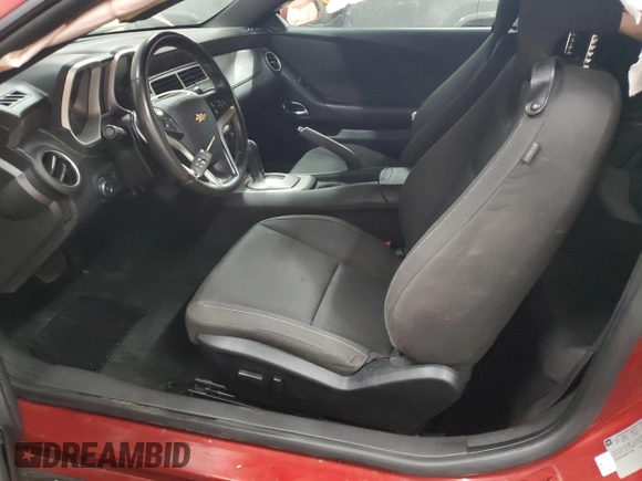 2014 Chevrolet Camaro LT with VIN 2G1FB1E36E9171189, listed as a Copart auction lot 57162165 with 117,192 mi miles and Salvage title. Bid and sale history available at DreamBid. Image 7.