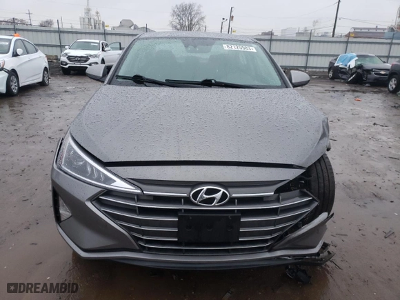 2020 Hyundai Elantra Value Edition with VIN KMHD84LF6LU105071, listed as a Copart auction lot 82125983 with 51,190 mi miles and Salvage Title. Bid and sale history available at carsss.com. Image 5.