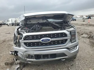 2022 Ford F-150 XL with VIN 1FTFW1E87NFC33889, listed as a Copart auction lot 47225195 with 89,216 mi miles and Salvage Title. Bid and sale history available at carsss.com. Image 5.