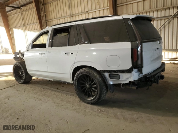 2023 Cadillac Escalade 4WD Sport Platinum with VIN 1GYS4GKL4PR244988, listed as a Copart auction lot 81097754 with 0 mi miles and Salvage Title. Bid and sale history available at carsss.com. Image 2.