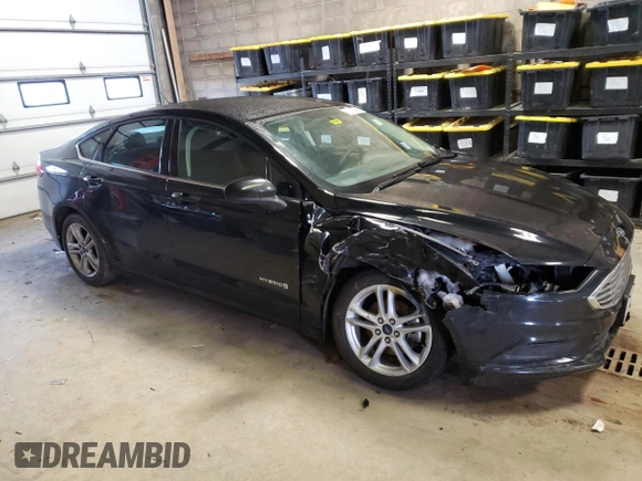 2018 Ford Fusion Hybrid SE with VIN 3FA6P0LU2JR127165, listed as a Copart auction lot 45868443 with 106,210 mi miles. Bid and sale history available at carsss.com. Image 4.