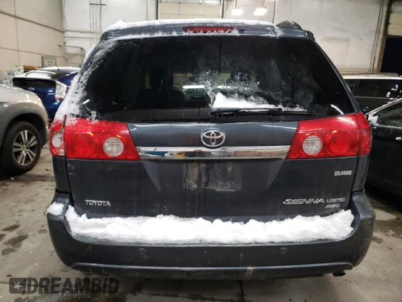 2006 Toyota Sienna XLE with VIN 5TDBA22C26S061865, listed as a Copart auction lot 84013334 with 0 mi miles and Salvage Title. Bid and sale history available at carsss.com. Image 6.
