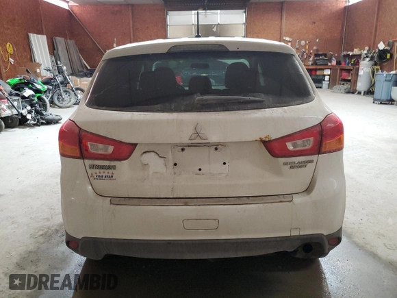2014 Mitsubishi Outlander Sport ES with VIN 4A4AR3AU2EE005099, listed as a Copart auction lot 46838215 with 149,786 mi miles and Salvage Title. Bid and sale history available at carsss.com. Image 6.
