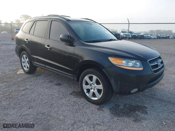 2009 Hyundai Santa Fe SE with VIN 5NMSH13E69H325943, listed as a IAAI auction lot 41813153 with 176,514 mi miles. Bid and sale history available at carsss.com. Image 1.