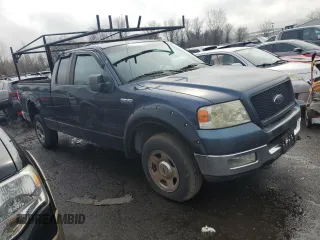 2005 Ford F-150 XLT with VIN 1FTPX14525FA80203, listed as a Copart auction lot 50948815 with 128,080 mi miles and Clean Title. Bid and sale history available at carsss.com. Image 4.