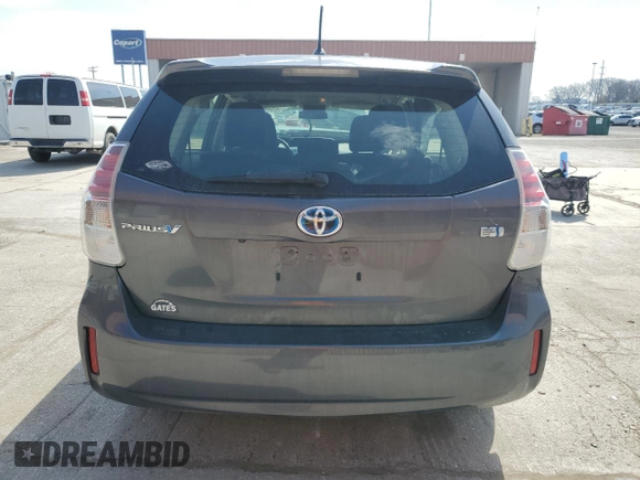 2016 Toyota Prius Two with VIN JTDZN3EU5GJ041430, listed as a Copart auction lot 53483425 with 61,633 mi miles and Salvage Title. Bid and sale history available at DreamBid. Image 6.