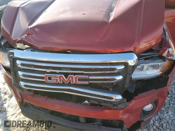 2015 GMC Canyon 4WD SLE with VIN 1GTH6BE3XF1180185, listed as a Copart auction lot 89046915 with 0 mi miles and Salvage Title. Bid and sale history available at carsss.com. Image 11.