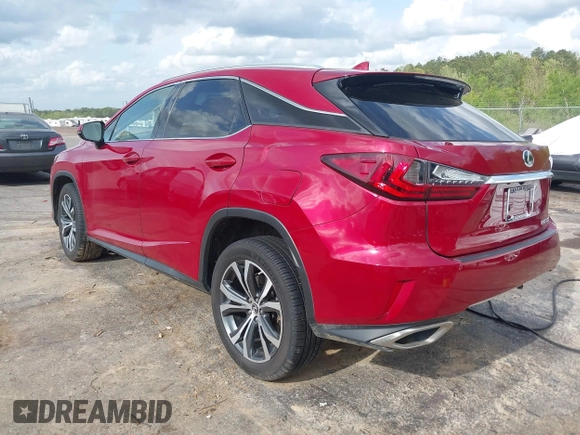2019 Lexus RX with VIN 2T2ZZMCA6KC134685, listed as a IAAI auction lot 41929295 with Not Provided miles. Bid and sale history available at carsss.com. Image 3.
