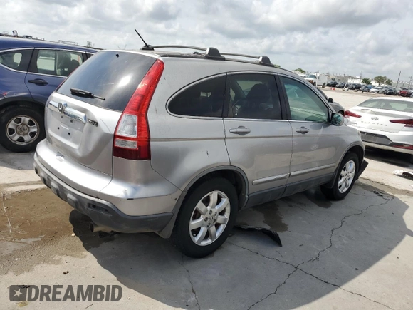 2008 Honda CR-V EX-L with VIN JHLRE38788C058415, listed as a Copart auction lot 54017785 with 164,132 mi miles and Salvage Title. Bid and sale history available at carsss.com. Image 3.