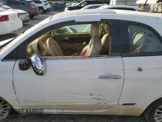 2015 FIAT 500 Lounge with VIN 3C3CFFCR5FT509056, listed as a Copart auction lot 75990524 with Not provided miles and Salvage title. Bid and sale history available at DreamBid. Image 12.