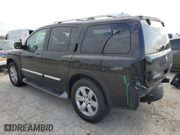 2010 Nissan Armada Titanium z VIN 5N1AA0NC0AN616883, wystawiony jako Copart lot #55729375 z przebiegiem 199 421 mil mil oraz Szkoda całkowita • Salvage title. Historia ofert i sprzedaży dostępna na DreamBid. Obrazek 2.