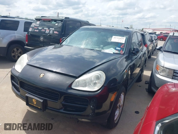 2005 Porsche Cayenne S with VIN WP1AB29P45LA65268, listed as a IAAI auction lot 41723233 with 303,526 mi miles. Bid and sale history available at carsss.com. Image 2.