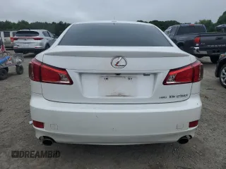 2013 Lexus IS 250 with VIN JTHCF5C22D5063811, listed as a Copart auction lot 61062115 with 154,854 mi miles and Clean title. Bid and sale history available at DreamBid. Image 6.