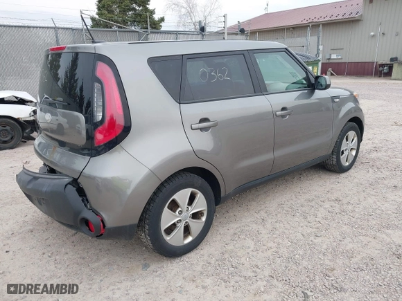 2014 Kia Soul with VIN KNDJN2A24E7026133, listed as a IAAI auction lot 42050362 with 134,454 mi miles. Bid and sale history available at carsss.com. Image 4.