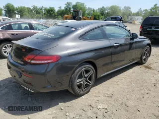 2023 Mercedes-Benz C 300 with VIN W1KWJ8EB9PG131614, listed as a Copart auction lot 58864384 with 3,069 mi miles and Salvage Title. Bid and sale history available at DreamBid. Image 3.