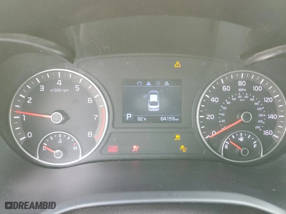 2019 Kia Optima LX with VIN 5XXGT4L3XKG338817, listed as a Copart auction lot 51666415 with 64,159 mi miles and Salvage Title. Bid and sale history available at carsss.com. Image 9.