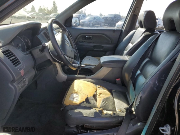 2006 Honda Pilot EX-L with VIN 5FNYF28576B043953, listed as a Copart auction lot 49839965 with 123,456 mi miles and Salvage Title. Bid and sale history available at carsss.com. Image 7.