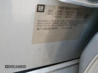 2014 Chevrolet Impala LT с VIN 1G1115SL4EU104151, выставлен на аукционе Copart как лот 51597245 с пробегом 97 039 миль миль и Списание • Salvage title. История ставок и продаж доступна на DreamBid. Изображение 12.