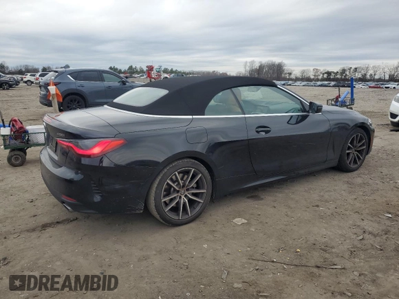 2021 BMW 4 Series 430i with VIN WBA23AT04MCG07881, listed as a Copart auction lot 85674914 with 20,812 mi miles and Salvage title. Bid and sale history available at DreamBid. Image 3.