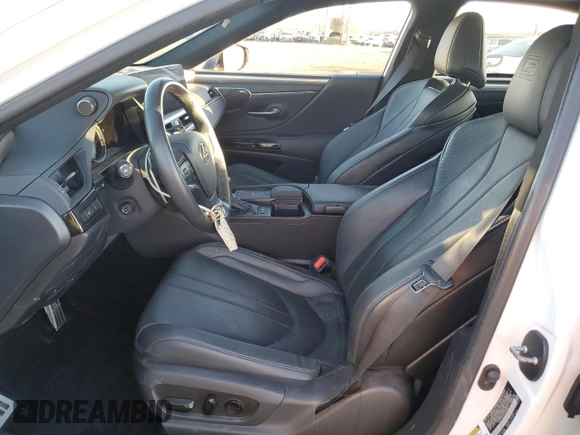 2022 Lexus ES 350 F Sport with VIN 58AGZ1B17NU114906, listed as a Copart auction lot 88810935 with 27,967 mi miles and Salvage title. Bid and sale history available at DreamBid. Image 7.