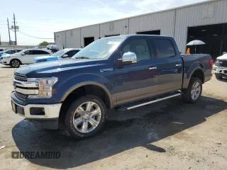 2020 Ford F-150 XL with VIN 1FTEW1E52LFC63073, listed as a Copart auction lot 57453495 with 22,718 mi miles and Salvage title. Bid and sale history available at DreamBid. Image 1.